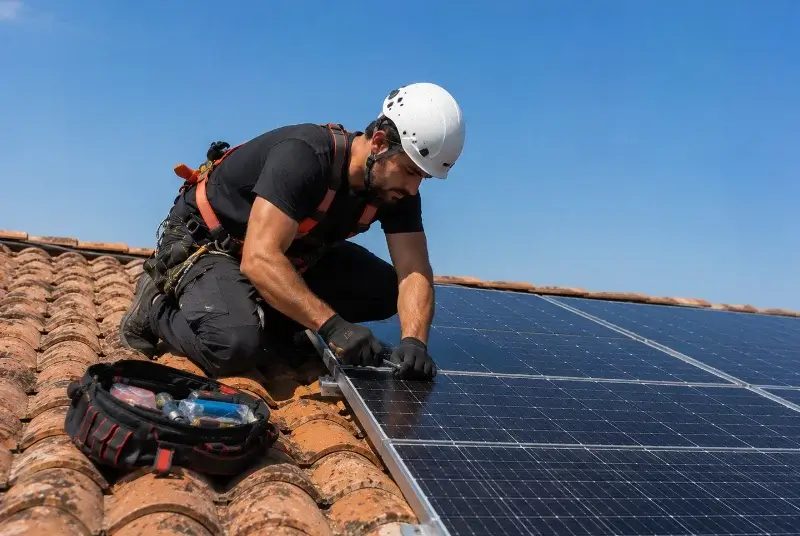 Maintenance et monitoring de panneaux solaires à Saint-Paul-de-Varax