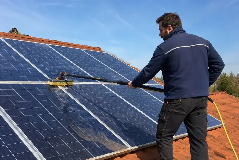 Nettoyage et entretien de panneaux solaires à Saint-Paul-de-Varax